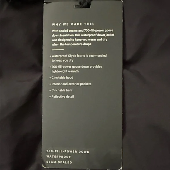 lululemon athletica Men's Black Puffer Jacket - Picture 5 of 7